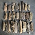 【セール20%オフ】南信州産 淡水天然流木【S〜Mサイズ】２２個セット まとめ売り 通販 格安セット 流木【チランジア着床・ドライフラワー・ディスプレイ・インテリア】